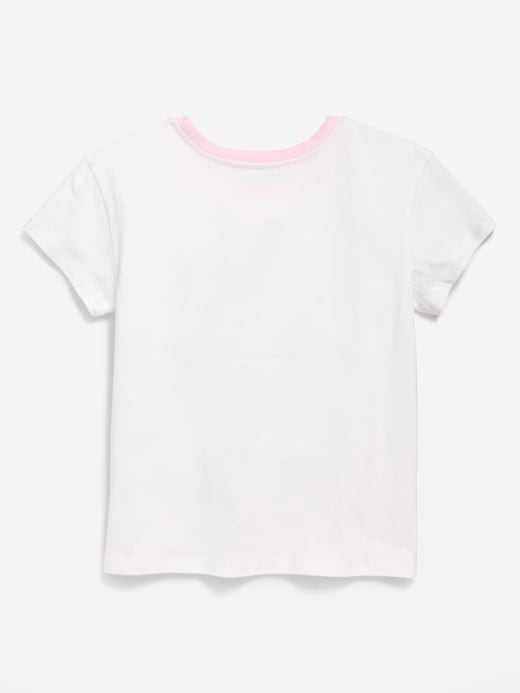 Image number 2 showing, Short-Sleeve Graphic T-Shirt for Girls