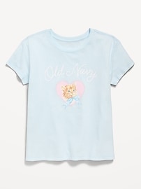 Image number 1 showing, Short-Sleeve Logo-Graphic T-Shirt for Girls