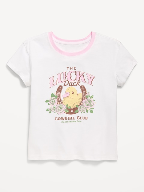 Short-Sleeve Graphic T-Shirt for Girls