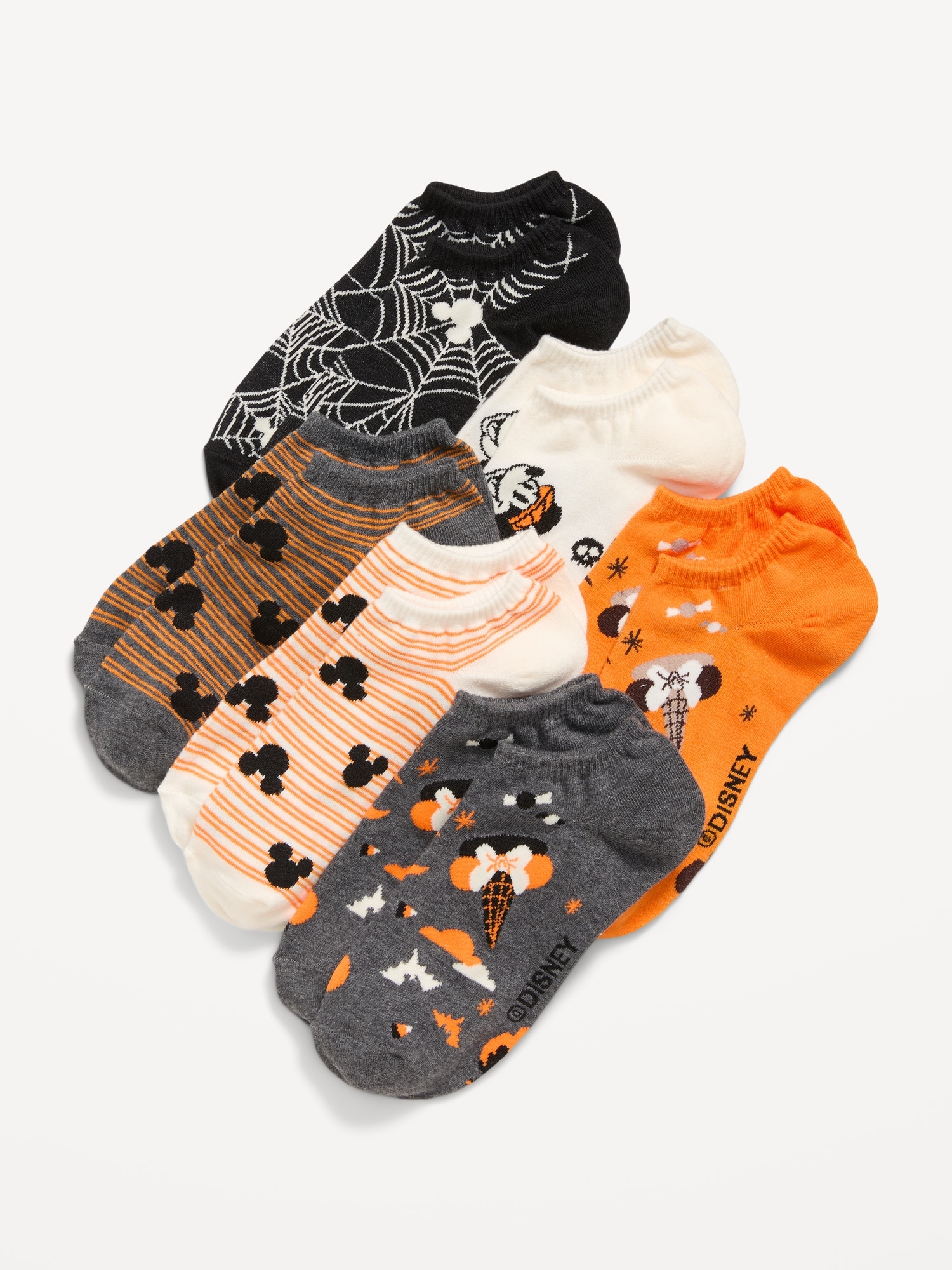 Disney© 6-Pack Novelty Ankle Socks for Women