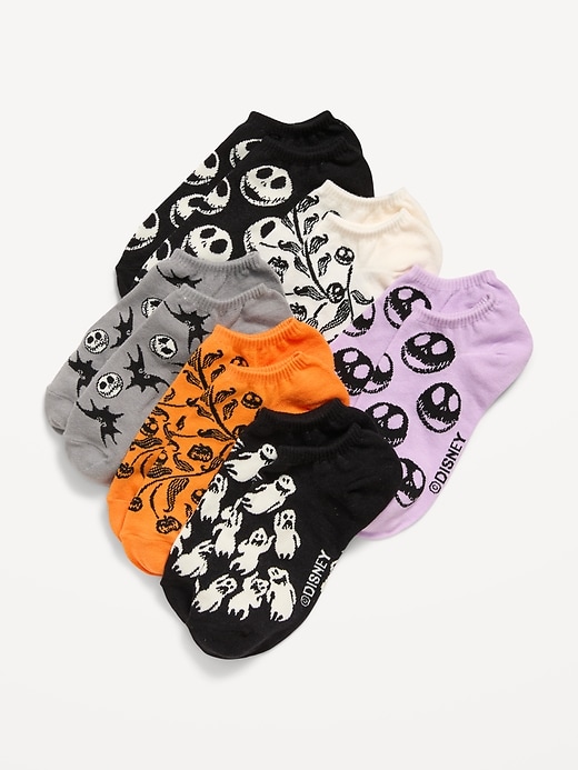 Image number 1 showing, Disney© 6-Pack Novelty Ankle Socks for Women