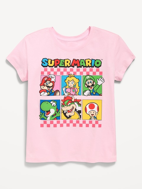 Super Mario™ Graphic T-Shirt for Girls - Oleander