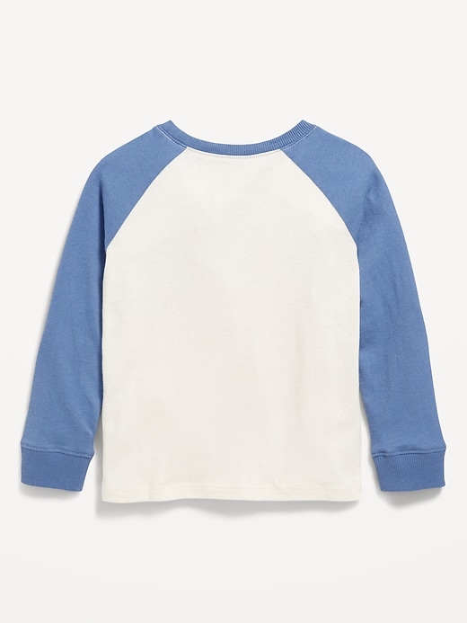 Image number 2 showing, Long-Sleeve Pocket T-Shirt for Toddler Boys