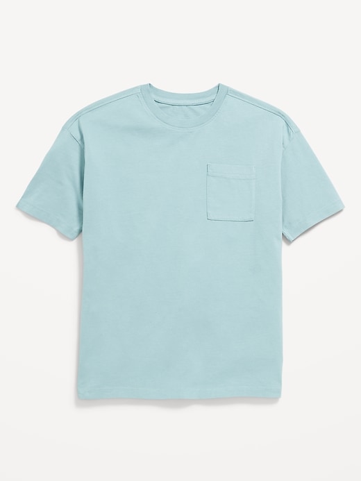 Image number 2 showing, Oversized Short-Sleeve Pocket T-Shirt for Boys