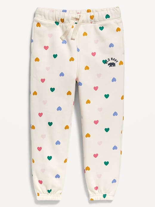 Image number 3 showing, Functional Drawstring Logo Joggers for Toddler Girls