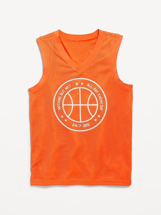 Image number 2 showing, Mesh Graphic Tank Top for Boys