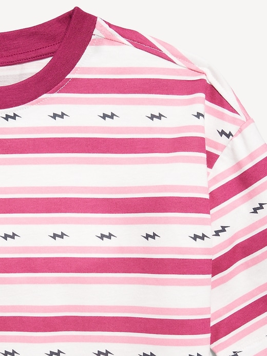 Image number 3 showing, Printed Oversized Short-Sleeve T-Shirt for Boys