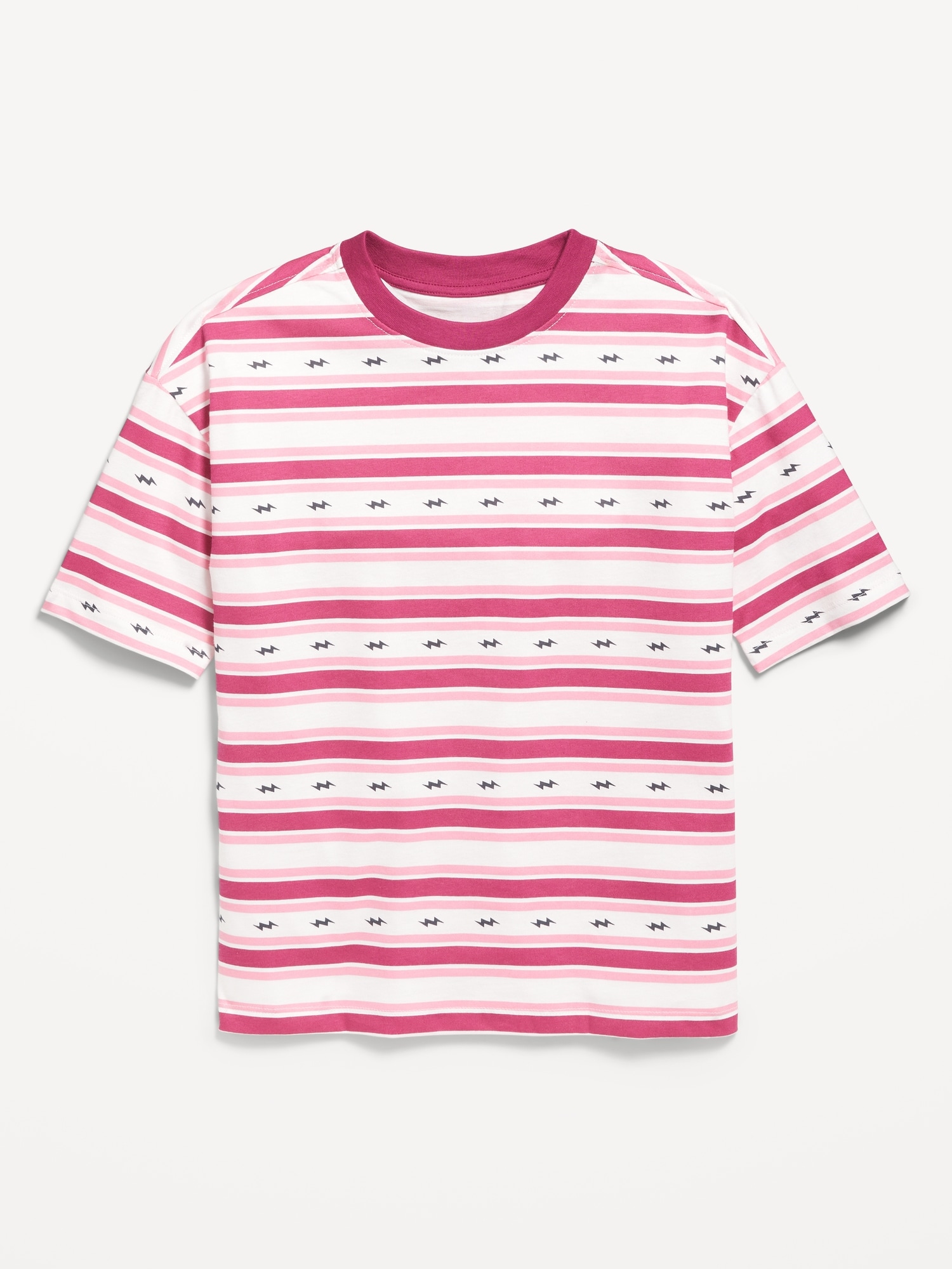 Printed Oversized Short-Sleeve T-Shirt for Boys