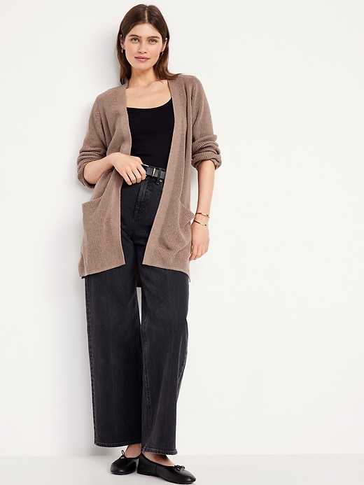 Image number 3 showing, Longline Open-Front Sweater