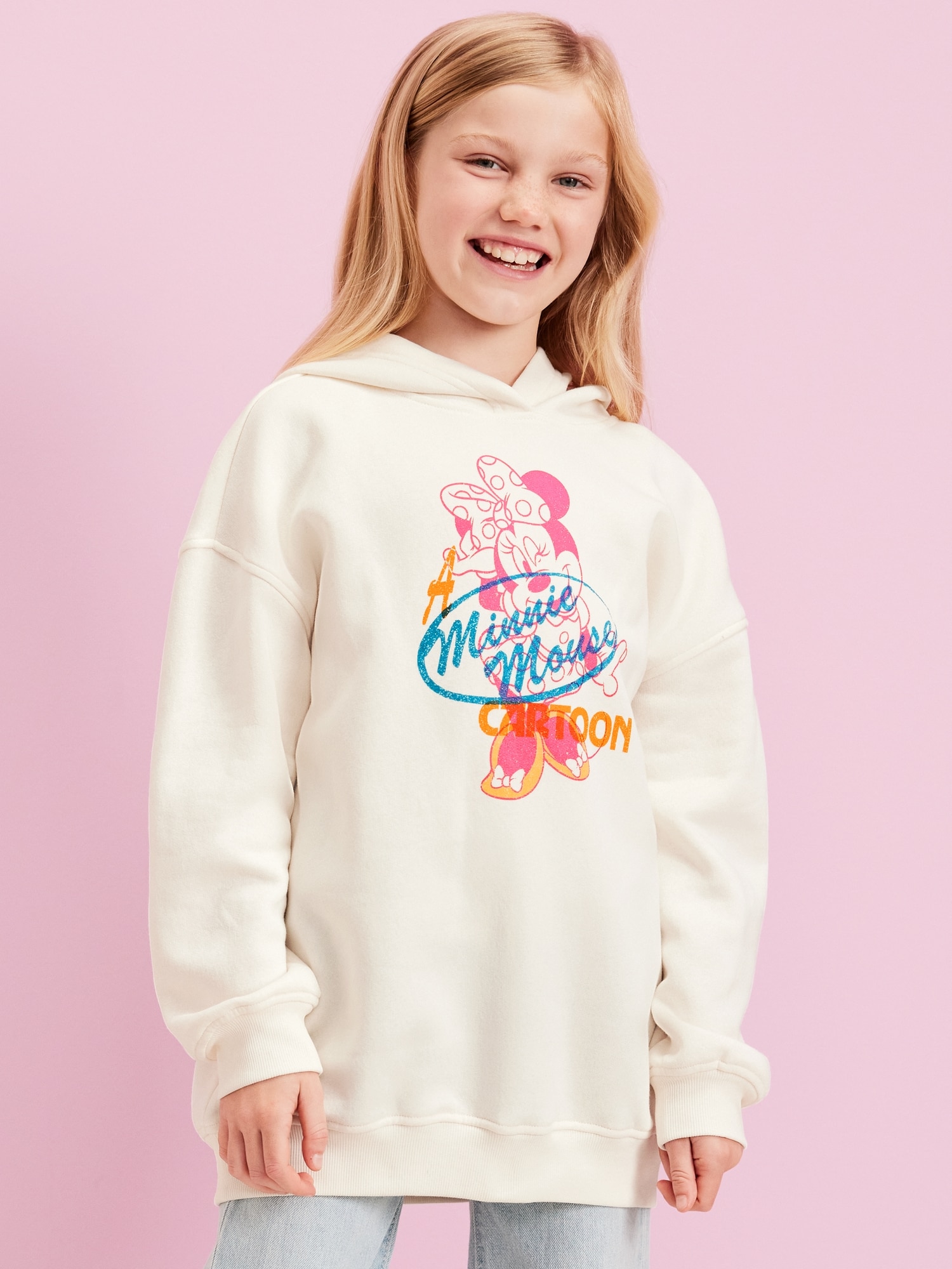 Old Navy x Disney© Oversized Graphic Pullover Tunic Hoodie for Girls