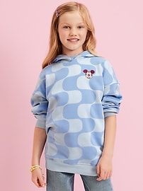 Image number 1 showing, Old Navy x Disney© Oversized Graphic Pullover Tunic Hoodie for Girls