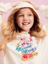 Image number 3 showing, Old Navy x Disney© Oversized Graphic Pullover Tunic Hoodie for Girls