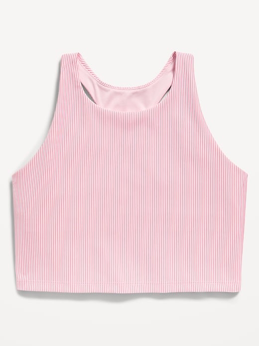 Image number 2 showing, PowerSoft Longline Ribbed Sports Bra for Girls