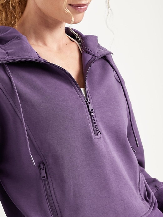 Image number 4 showing, Dynamic Fleece Half-Zip Hoodie Sweatshirt