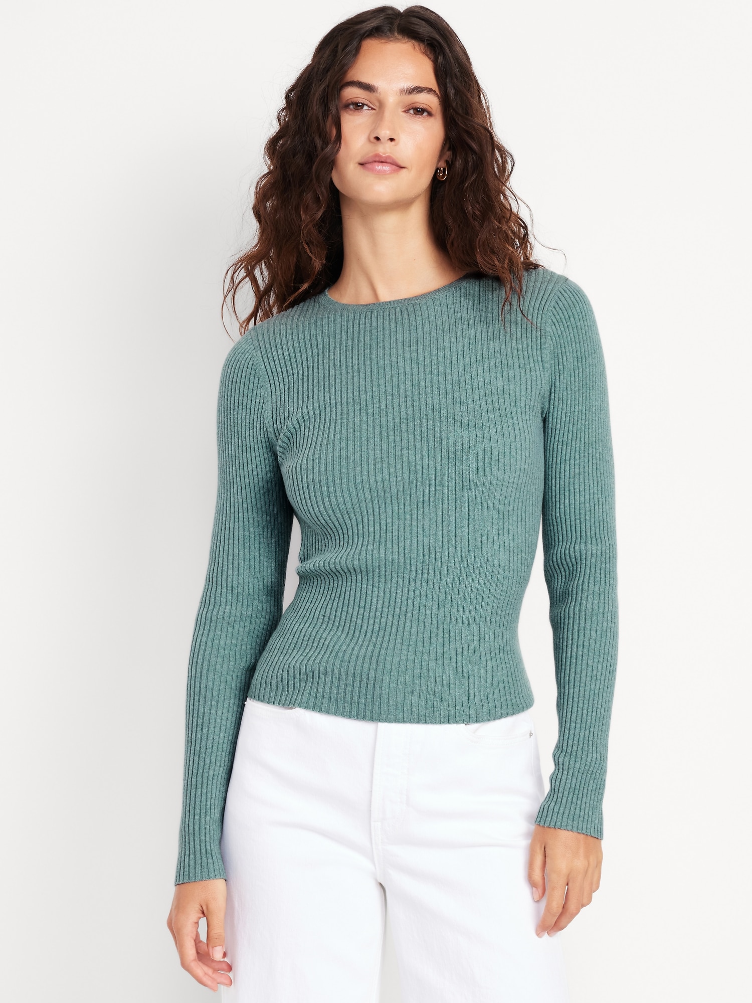SoSoft Lite Ribbed Crew-Neck Sweater