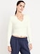 Exhale Seamless Cropped Henley Top - image 5