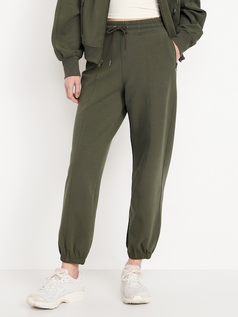 High-Waisted Dynamic Fleece Sweatpants - Ancient Forest