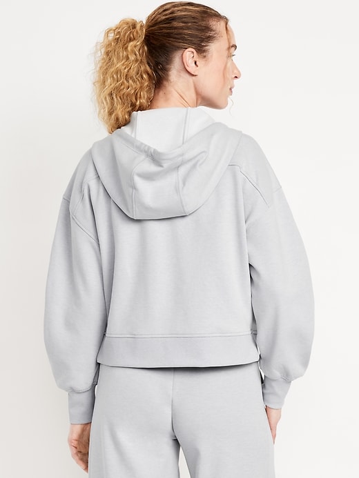 Image number 2 showing, Dynamic Fleece Oversized Full-Zip Hoodie Sweatshirt
