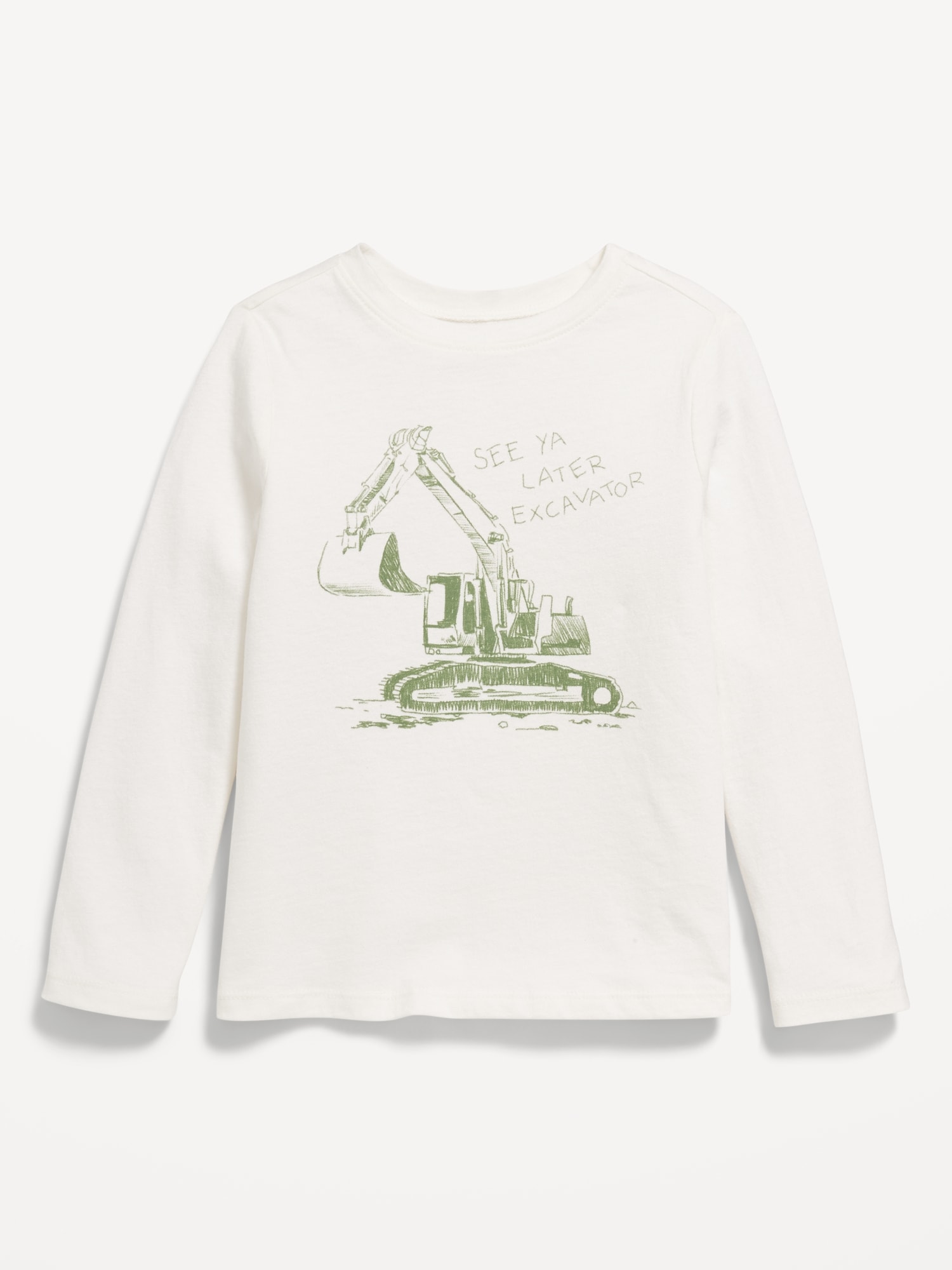 Long-Sleeve Unisex Graphic T-Shirt for Toddler