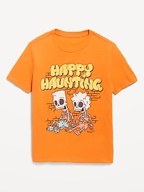 Image number 1 showing, The Simpsons™ Gender-Neutral Graphic T-Shirt for Kids