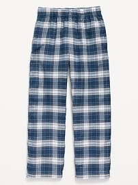 Image number 1 showing, Gender-Neutral Plaid Flannel Pajama Pants for Kids