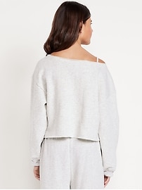 Image number 2 showing, Boat-Neck Graphic Sweatshirt for Girls