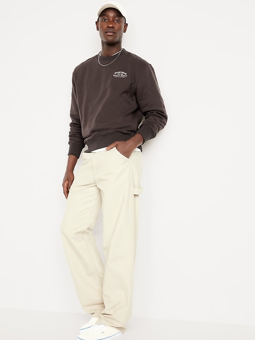 Image number 3 showing, Loose Graphic Rotation Crew-Neck Sweatshirt