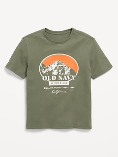 Short-Sleeve Logo-Graphic T-Shirt for Boys