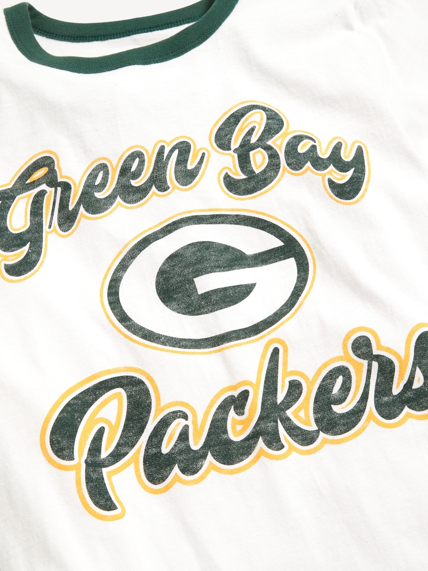 Green Bay Packers EveryWear Crew-Neck Ringer T-Shirt