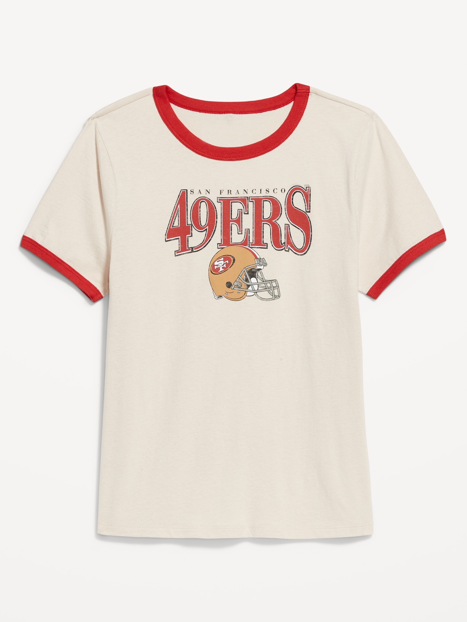 90's/NUTMEG/ナツメグ/49ERS/USA製Tシャツ/NFL 90s シングルステッチ USA製 ナツメグ NFL 49ers チームロゴ T