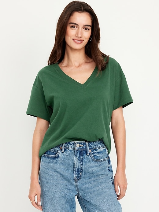 Image number 1 showing, Vintage V-Neck T-Shirt