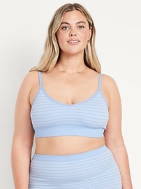 Image number 6 showing, Seamless Ribbed Longline Bralette