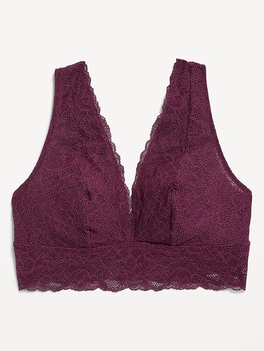 Image number 4 showing, V-Neck Lace Bralette