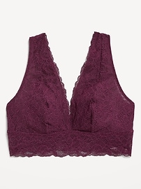 Image number 4 showing, V-Neck Lace Bralette