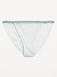 Image number 3 showing, Mesh String Bikini Underwear