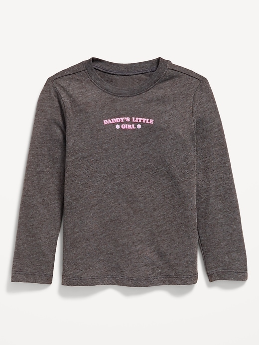 Image number 1 showing, Long-Sleeve Graphic T-Shirt for Toddler Girls