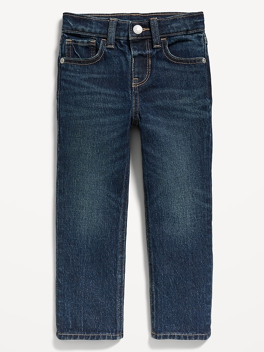 Image number 1 showing, Straight-Leg Built-In Flex Jeans for Toddler Boys