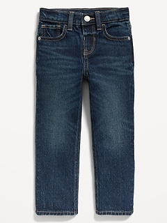 Straight-Leg Built-In Flex Jeans for Toddler Boys