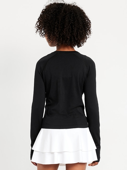 Image number 2 showing, Fitted Seamless Performance Top for Girls