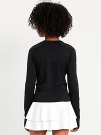 Image number 2 showing, Fitted Seamless Performance Top for Girls