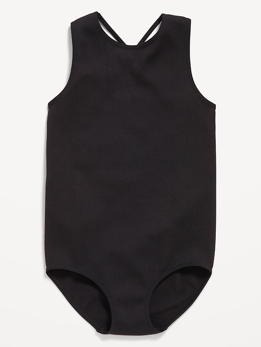 Image number 3 showing, Seamless Fitted Sleeveless Leotard for Girls