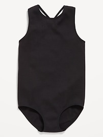 Image number 3 showing, Seamless Fitted Sleeveless Leotard for Girls