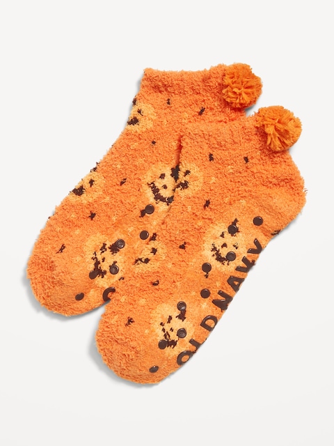 Cozy Ankle Socks for Women - Pumpkin