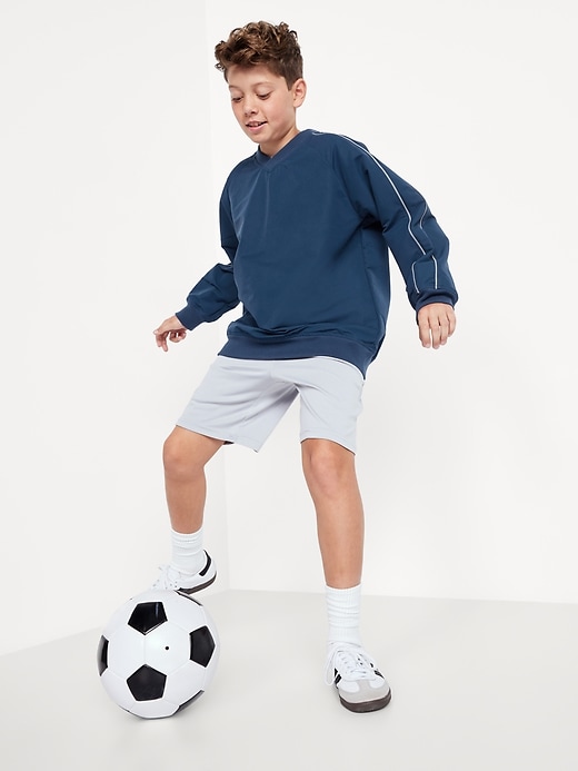 Image number 1 showing, Oversized V-Neck Performance Top for Boys