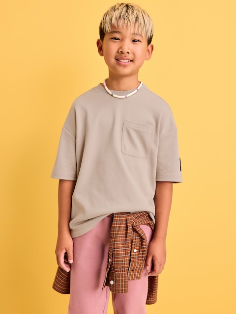 Dynamic Fleece Oversized Skate T-Shirt for Boys - Down The Shore