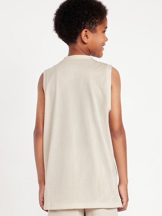 Image number 2 showing, Mesh Graphic Basketball Tank Top for Boys