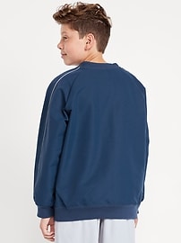 Image number 2 showing, Oversized V-Neck Performance Top for Boys