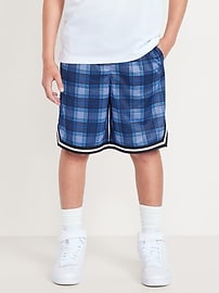 Image number 3 showing, Knee Length Mesh Basketball Shorts for Boys
