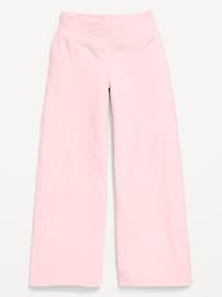 Image number 4 showing, High-Waisted PowerChill Crossover Wide-Leg Leggings for Girls