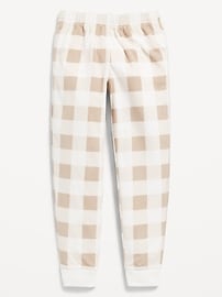 Image number 2 showing, Gender-Neutral Microfleece Jogger Pajama Pants for Kids
